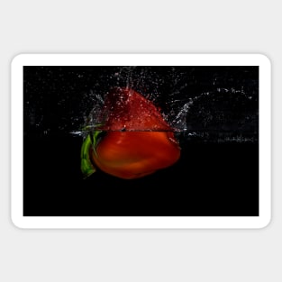 Red Pepper Splash Sticker